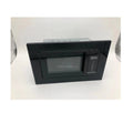 25L Black Built-in Microwave Oven With Grill Stainless Steel Cavity