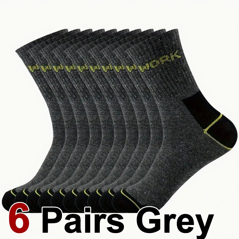 Pairs High-Quality Men Business Odor Proof Mid Tube Socks | SAMAG