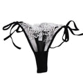 Ladies Women Embroidery Transparent Lingerie Lace Panties Underwear Panty Brief