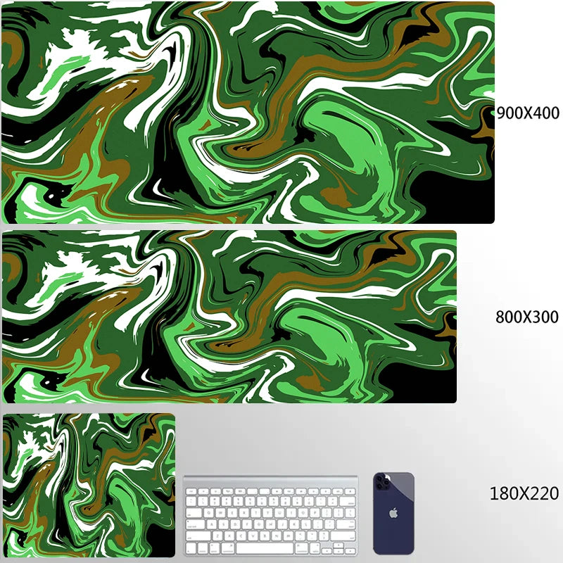 Strata Liquid 900x400 Mouse Pad Computer Laptop Anime Keyboard Mouse Mat XXL Large Mousepad Keyboards Gamers Decoracion Desk Mat