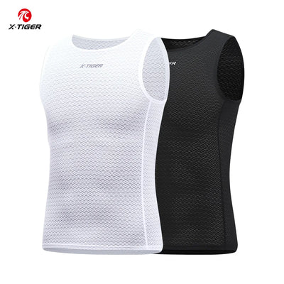X-TIGER Men's Cycling Base Layer Vest Summer Clothing | SAMAG