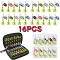 Fishing Spoons Lures Metal Baits Set Artificial Hard | SAMAG