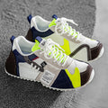 Men's Fashionable Casual Running Shoes Spring New Thick-Soled Height-Increasing Personality Street Outdoor Tennis Training Shoes