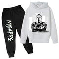 Spring Autumn Children's Hoodie Set Mbappe Print | SAMAG