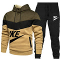 Men Autumn Winter Sets Zipper Hoodie Pants Pieces Casual | SAMAG