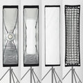 AMBITFUL Rectangle Softbox BW/FW 60*90/35*160cm Professional Soft Box Photography Light Effect Kit Matt Box With Honeycomb Grid