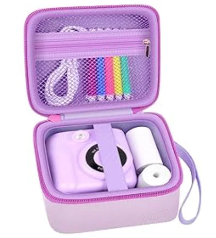 Children's Instant Print Camera Storage Bag - Fits For ESOXOFFORE, Dylanto, DUDUDRAGON & Other Popular Kids' Digital Cameras