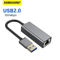 100/1000Mbps Ethernet Adapter USB 3.0 Type C RJ45 Wired Network Card For PC Laptop Desktop Gigabit Lan - Visuel 10 | SAMAG