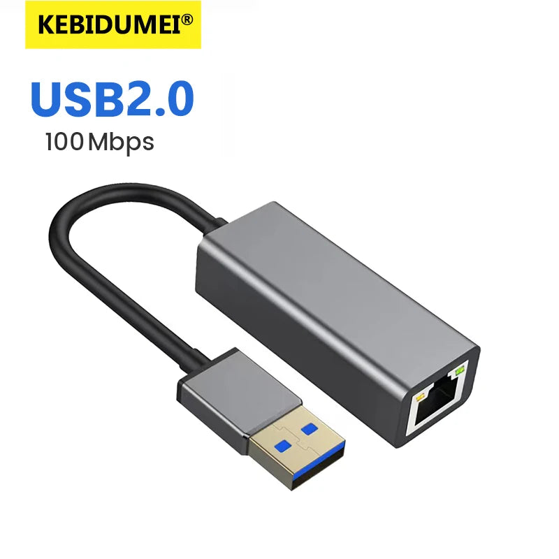 100/1000Mbps Ethernet Adapter USB 3.0 Type C RJ45 Wired Network Card For PC Laptop Desktop Gigabit Lan - Visuel 10 | SAMAG