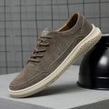 2025 New Genuine Leather Board Shoes Italian Casual Leather Lace Up Outdoor Comfy Jogging Shoes Flat Designer Office Oxford Shoe