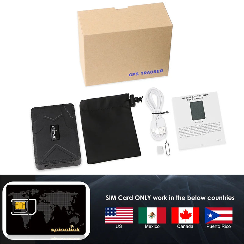 Car GPS Tracker TK915 GPS Locator 10000mAh Magnet Waterproof IP65 GPS Car Tracker Tamper Alert LIFETIME FREE APP PK TKSTAR TK905