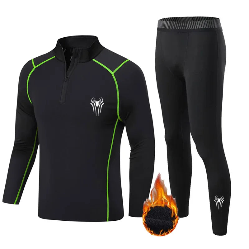 Men's Thermal underwear Base Layer Sport Winter Long Johns Leggings Thermal underwear Children Warm Sweat Suit Sportswear
