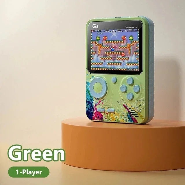 G5 Handheld Game Console With 500 Classic Retro Games 3.0Inch Screen Portable Gamepad 1020mAH Rechargeable Battery Festival Gift