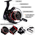 Proberos Fishing Pole Set Full Kits With Telescopic Fishing Rod And Spinning Reel Baits Hooks Travel Pole Set