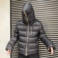 Men's Winter Warm Puffy Jacket Full Zipper High Street Duck Down Parkas Padded Thick Thermal Overcoat Designer Puffer Outerwear