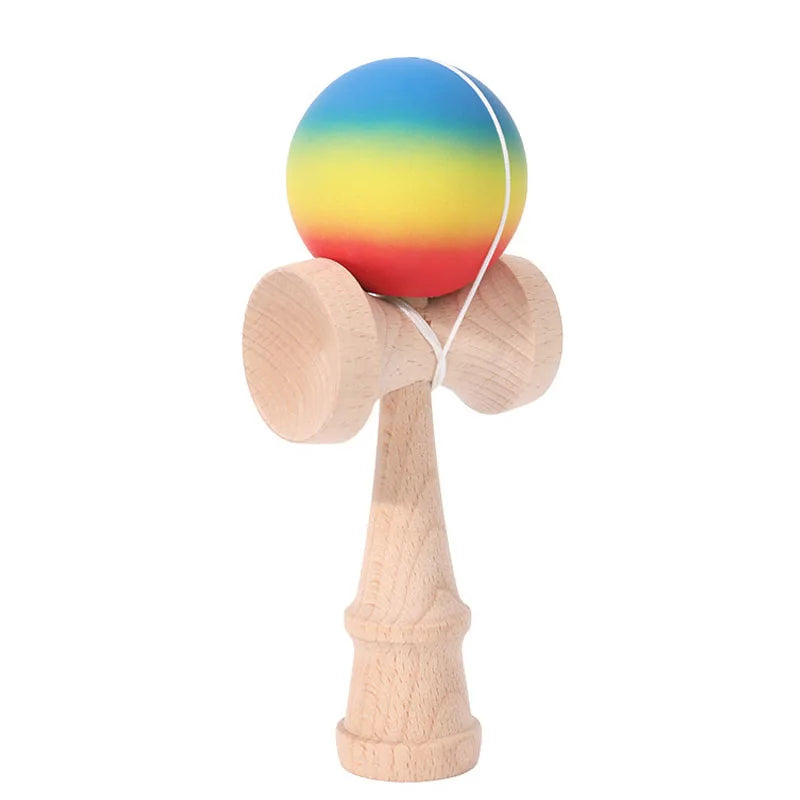 Kendama Toy Ball Graffiti Painted Outdoor Fitness Balls Train Eye-hand Agility CoordinationChildren Adults Outdoor Sports Ball
