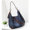 Denim Women Shoulder Bag Large Capacity Female Hobos Handbag Design Casual Big Totes Blue Ladies Hand Bags Canvas Crossbody Bags