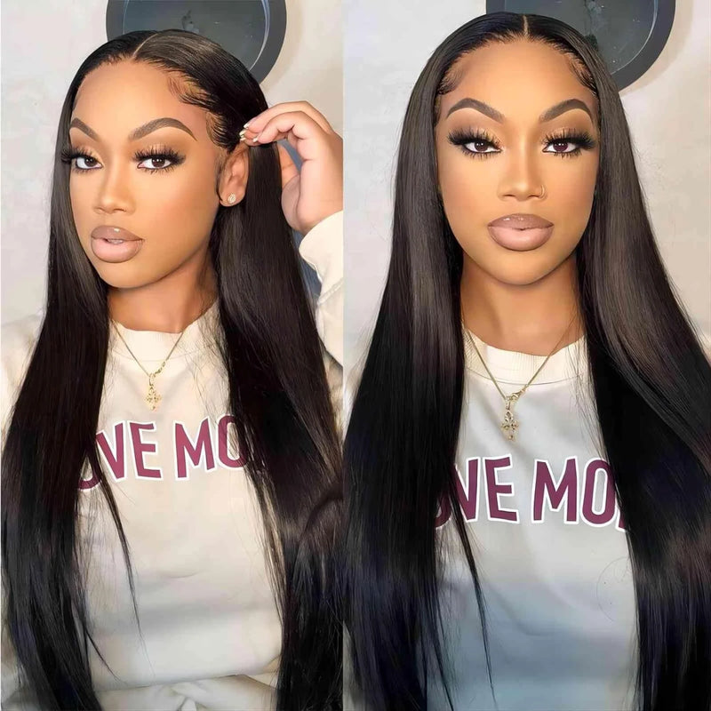 30 40inch Wear and Go Glueless Wig Human Hair 7x5 Precut 13X6 Hd Lace Frontal Wigs Bone Straight Pre Plucked 100% Human Hair