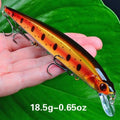 14cm 18.5g 3D Bionic Minnow Fishing Lure Hard Bait with 3 | SAMAG