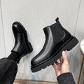 2022 Autumn New Chelsea Boots for Men Black Boots Platform Shoes Fashion Ankle Boots Winter Slip on Men Shoes New Botines Mujer