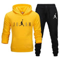 Men's Fashionable Casual Sportswear Outdoor Fitness Jogging Set Autumn and Winter Pullover Hoodie + - View 10 | SAMAG