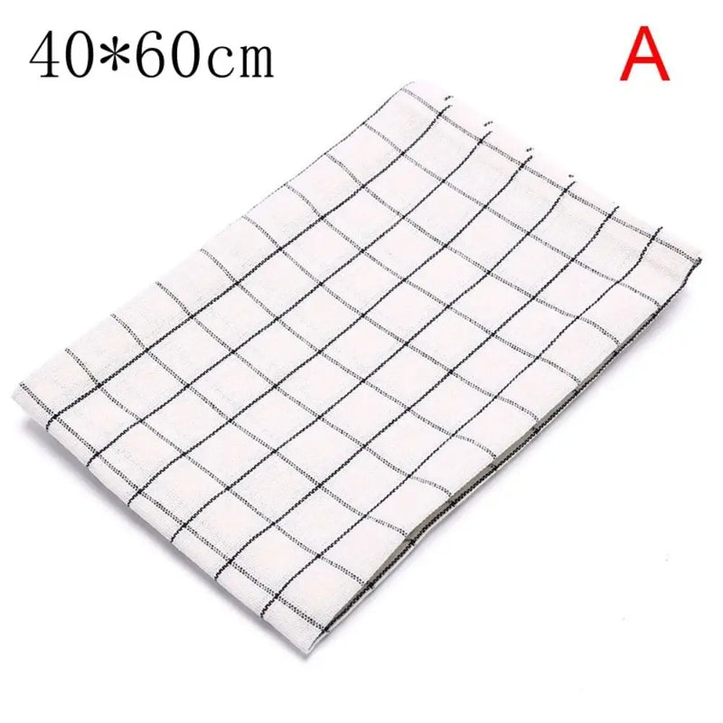 Tea Towel 40x60cm Kitchen Towel Cotton Printed Dish Cleaning Cloth Soft Durable Table Napkin Kitchen
