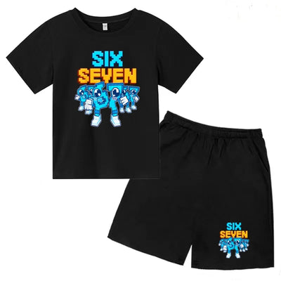 New 67 Number Six Seven Print Kids Cool Summer T - shirt | SAMAG