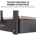Floating Study Gas Spring Swing Mounted Convertible Wall Shelf Iron Frame With Legs Desk Kitchen Dining - View 3 | SAMAG