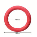 Waterproof Floating EVA Dog Training Flyer Interactive Tug Ring Chew-Resistant Flying Disc Multi-Functional Fitness Toy for Pets