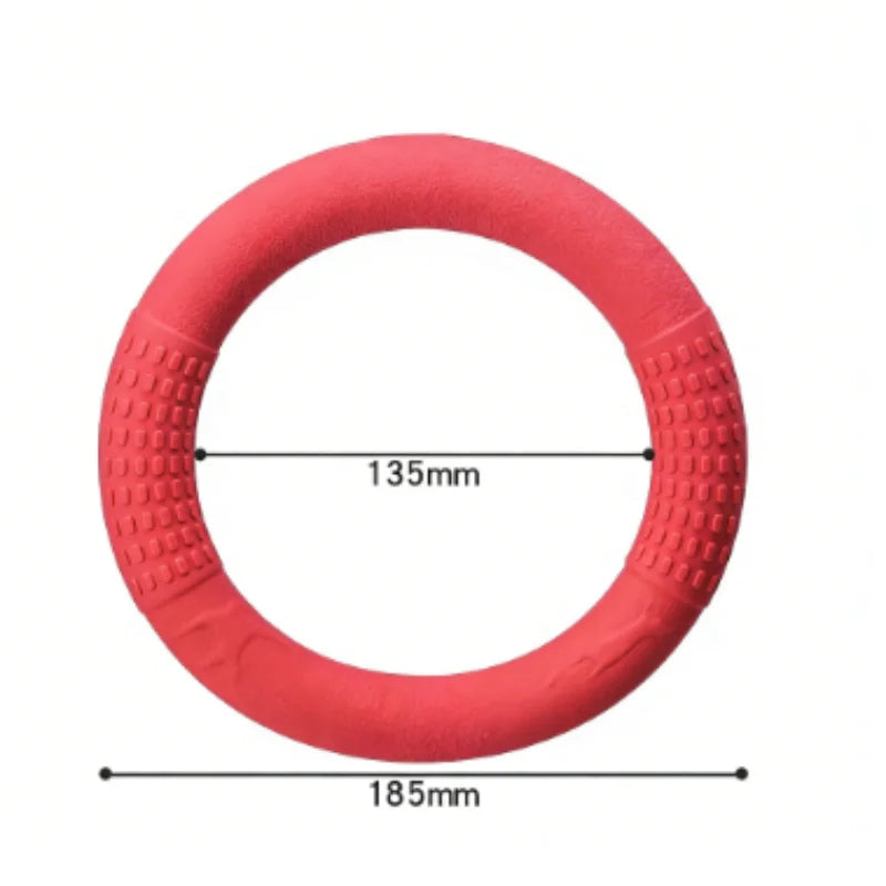 Waterproof Floating EVA Dog Training Flyer Interactive Tug Ring Chew-Resistant Flying Disc Multi-Functional Fitness Toy for Pets