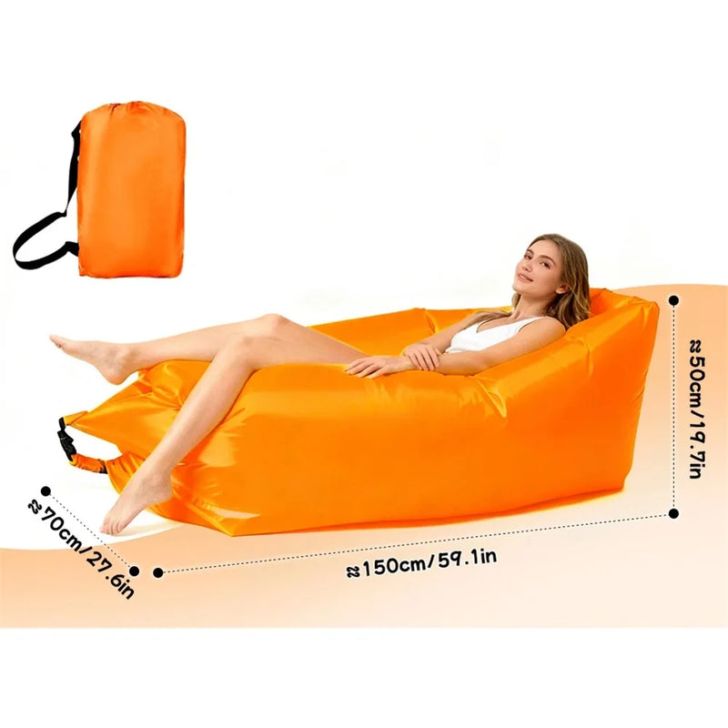 Portable Air Sofa Waterproof Fast Inflatable Lounger - View 8 | SAMAG