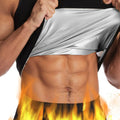 Men Sweat Sauna Vest Waist Trainer Weight Loss Slimming Body Shaper Heat Trapping Tank Top Shapewear Corset Shirt Hot Fat Burner