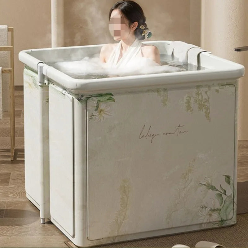 Prop Adults Bathtub Organizer Toys Groundsheet Tempreture Bathtub Edge Barrier Household Wanna Skladana Dla Doroslych Furnitures