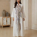 Zahraa Dubai Sequins Embroidery Luxury Woman Evening | SAMAG