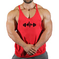 Brand Gym Stringer Tank Top Men Bodybuilding Clothing Cotton Sleeveless Shirt Man Fitness Vest Singlet Sportwear Workout Tanktop
