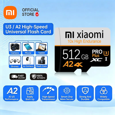 Xiaomi SD Card 128GB Flash Memory Class 10 High Speed | SAMAG