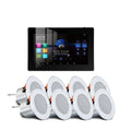 WiFi Bluetooth Wall Amplifier 7 inch Metal Frame Android Amp Home Theater Sound System Mini Stereo Ceiling Speaker Residential