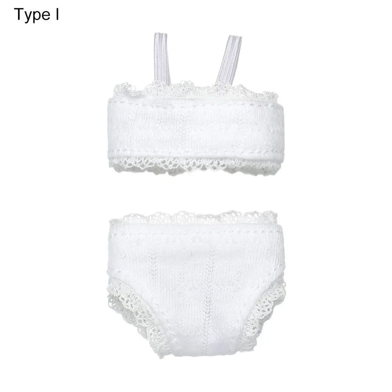 DIY Lingerie Collocation Clothing Set Accessories Doll Underwear Lace Homewear Bra Dress Pajamas