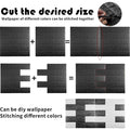 3D wallboard wallpaper sticker with self-adhesive waterproof foam, suitable for indoor wall decoration, bathroom home decoration