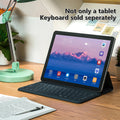 New Upgraded Pad 10.1 Inch Android Tablet Octa Core 4GB+64GB ROM Dual Phone Call WiFi Google Play Tablet PC with Keyboard Case