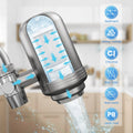 HOMEFISH Stainless Steel Faucet Tap Water Filter Purifier System, NSF Certified Reduces Lead, Chlorine & Bad Taste Kitchen
