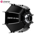 Ulanzi AS-045 45cm Quick Release Deep Octagonal Honeycomb Grid Softbox Bowens Mount for Bowens COB Light Photo Studio Flash Lamp