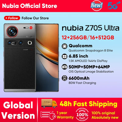 Nubia Z70S Ultra Global Edition Snapdragon 8 Elite | SAMAG