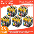 1-5set LC123 LC121 Ink Cartridge Compatible For Brother DCP-J4110DW/J132W/J152W/ J552DW/J752DW MFC-J470DW J650DW J870DW J245
