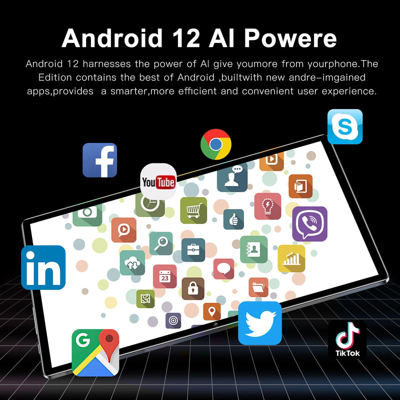 Global Version 14 Inch 1920x1080 IPS Big Screen Tablet PC Camera 12GB +256GB Android 12 планшет 2 IN 1 Tablets Android Laptop