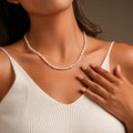 YWYC 4-5mm Baroque Freshwater Pearl Necklaces 38cm 45cm 50cm 925sterling Silver Necklaces Jewelry Gift 2026 New Arrivals