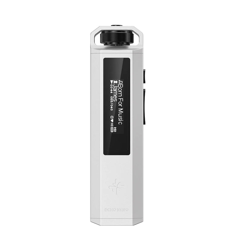 FiiO ECHO NANO Retro Music Player, Pocket-Sized HiFi MP3 Player with OLED Display, USB DAC, Lossless Audio