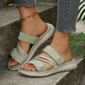 2026 Women's Thick Sole Slippers Sandals Plus Size Lightweight Sweet Slipper Beach Sandal for Woman Sandalias De Mujer Verano