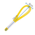 1pcs Multifunctional Rotary Manual Egg Beater Mixer Mini Plastic Kitchen Egg Whisk Bake Tool Egg Agitator Silicone Eco-Friendly