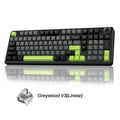 AULA F99PRO Wireless Gaming Keyboard Gasket Structure Compatible with 3/5 Pins Hot-swap Mechanical Keyboard with Media Knob